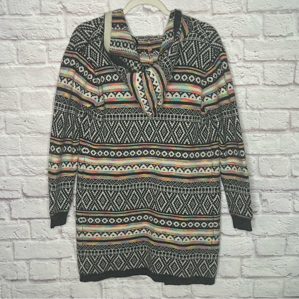 Monteau Multicolor Patterned Sweater - Picture 6 of 12